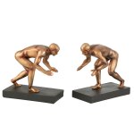 Serre - livres sportifs en résine or Serre - livres sportifs en résine or