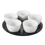 Service apritif piccolo 6 pices 33 cm