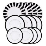 Service d'assiettes 12 pices ardec