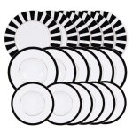 Service d'assiettes 18 pices ardec