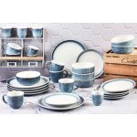 Service complet cosmos - 30 pi�ces - azur