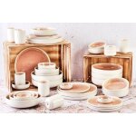 Service complet oxygen - 42 pi�ces - rose poudre
