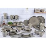 Service complet stellar - 48 pi�ces - gris b�ton