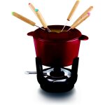 Service a fondue en fonte emaillée 6 fourchettes 16303734 arôme Service a fondue en fonte emaillée 6 fourchettes 16303734 arôme