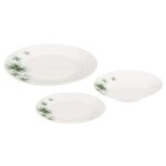 Service de table 18 pices  bengal  26cm blanc