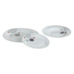 Service de table 18 pices  instant  27cm blanc