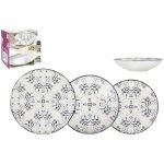 Service de table - la mediterranea - tesa - 12 pices - porcelaine - multicolore - lave - vaisselle compatible ...