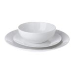 Service de table - non spécifié - 12 pièces - porcelaine - compatible lave - vaisselle - blanc Service de table - non spécifié - 12 pièces - porcelaine - compatible lave - vaisselle - blanc