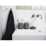 Serviette de bain en coton noir 70x140 cm