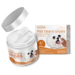 Serviettes en papier pour animaux de compagnie, 60 pièces, lingettes humides pour les yeux, dissolvant ... Serviettes en papier pour animaux de compagnie, 60 pièces, lingettes humides pour les yeux, dissolvant ...