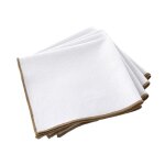 Serviette de table unie et bourdonn�e
