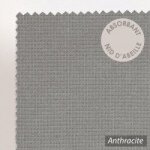 Serviette de toilette 50x100 cm nid d'abeille pure waffle 300 g / m anthracite