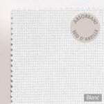 Serviette de toilette 50x100 cm nid d'abeille pure waffle 300 g / m blanc