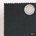Serviette de toilette 50x100 cm nid d'abeille pure waffle 300 g / m noir