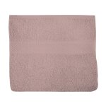 Serviette de toilette en coton 500 gr / m2 50x90 cm lagune vieux rose, par soleil d'ocre
