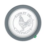 Set de 10 assiettes en carton 23 cm coq de campagne