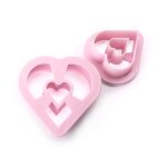 Set 2 decoupoir doughnut coeur