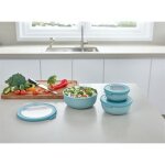 Set 3 bols multifonctions bleu cirqula 350 ml a 1, 25 l