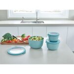 Set de 3 bols multifonctions bleu cirqula 500 ml a 2 l