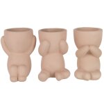 Set de 3 cache - pots marcel beige Set de 3 cache - pots marcel beige