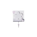 Set de 3 patres 12x12 cm lilibelle - blanc / rose / gris