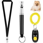 Set 3 pi�ces - chien aboyeur, sifflet pour chien, dressage de chien, sifflet stop aboiement, dressage ...