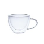 Set de 4 mugs de 24 cl arô double paroi en verre borosilicate Set de 4 mugs de 24 cl arô double paroi en verre borosilicate