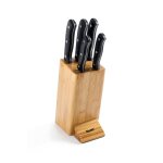 Set de 5 couteaux class + bloc bambou