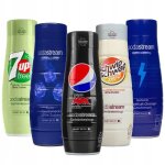 Set de 5 sirops zero pour sodastream (cola, 7up, pepsi, izotonik, schwip schwap)