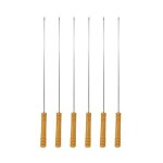 Set de 6 brochettes la cuisine de thom en bambou Set de 6 brochettes la cuisine de thom en bambou