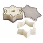 Set 6 coupe - pate nylon etoile 3 a 12 cm