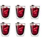 Set 6 verres thermo - bodum - pilatus - double paroi - 0. 35 l - transparent Set 6 verres thermo - bodum - pilatus - double paroi - 0. 35 l - transparent