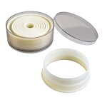 Set 9 coupe - pate nylon rond lisse 2 a 10 cm