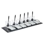 Set apéritif 19 pièces long 45cm noir Set apéritif 19 pièces long 45cm noir