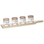 Set apéritif 5 pièces verrines 45cm naturel Set apéritif 5 pièces verrines 45cm naturel