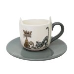 Set cappuccino couple de chats