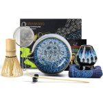 Set de c�r�monie matcha bleu 7 pi�ces avec bol et fouet