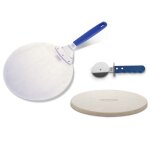 Set complet pour pizza cadac : pelle � pizza, pierre et roulette