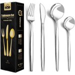 Set couverts de 6 personnes table mnagre 24 pices ensemble de table couverts inox couvert comprend ...