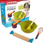 Set de p�tisserie - casdon - little chef - 8 pi�ces - accessoires de cuisine - blanc