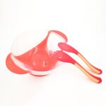 Set rouge - cuillère'alimentation a détection de température pour enfant, bol de nourriture britannique, ... Set rouge - cuillère'alimentation a détection de température pour enfant, bol de nourriture britannique, ...