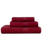 Set de serviettes de bain serviette invite + serviette + gant de toilette ruby teddy