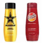 Set de sirop pour sodastream rockstar energy zero et schwip schwap cola orange