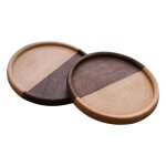 Set de sous - verre en bois massif, set de 2 pièces, sous - verre de cuisine, tapis de tasse, isolation ... Set de sous - verre en bois massif, set de 2 pièces, sous - verre de cuisine, tapis de tasse, isolation ...