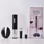 Set de tire - bouchons electriques avec chargeur et piles - tire - bouchon a piles - ouvre - bouteille ...