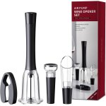 Set de tire bouchon pompe a air, inclut ouvre bouteille pression pneumatique, coupe - capsule, bouchon ...