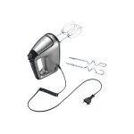 Severin hm 3832 - batteur  main - 400 watt - gris mtallis / noir / acier inoxydable
