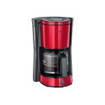Severin ka 4817 - cafeti�re - 10 tasses - rouge feu m�tallique / noir