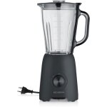 Severin sm 3722 blender 1, 5 l m�langeur de table 600 w noir et transparent