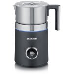 Severin spuma 700 plus automatic milk frother / warmer noir et acier inoxydable